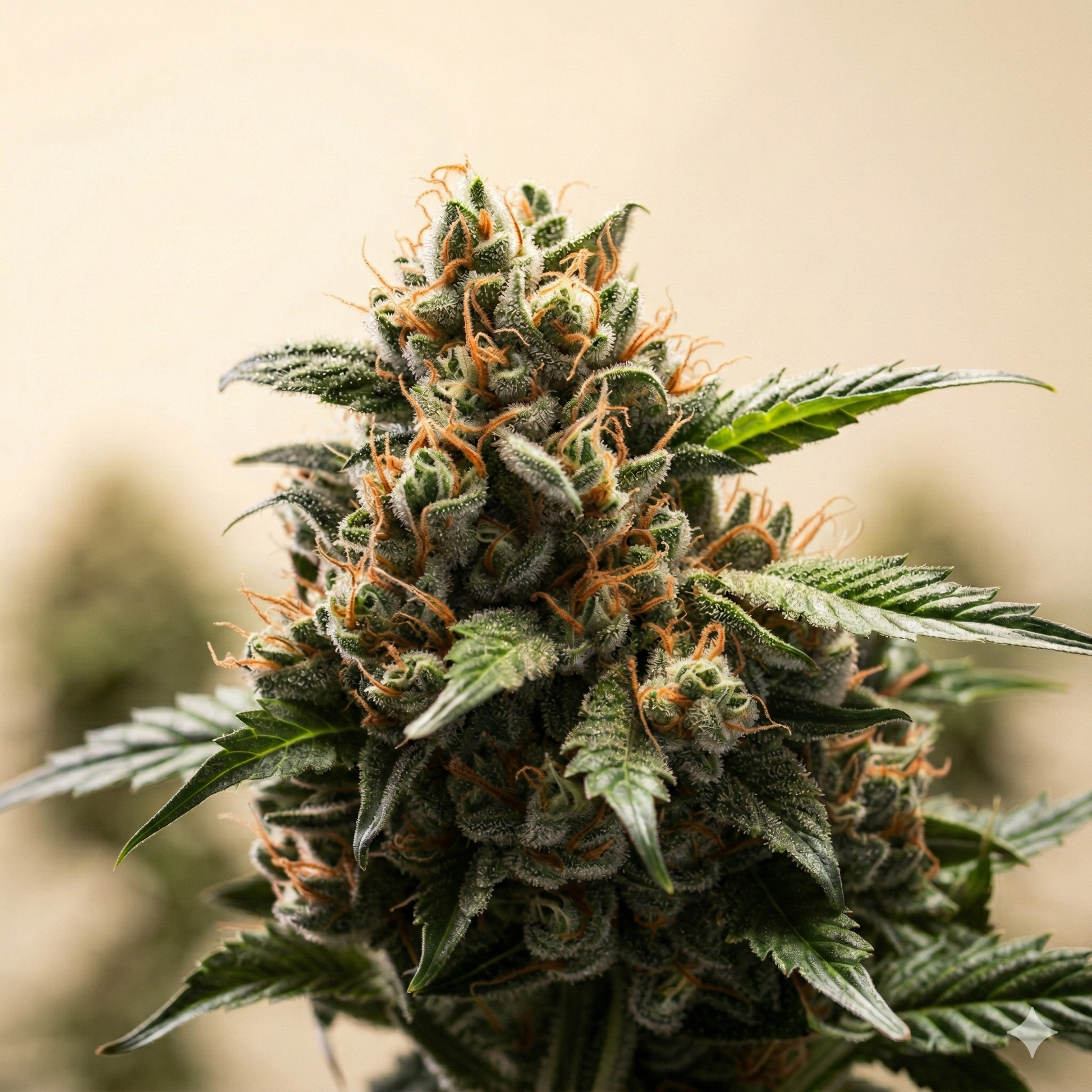 Auto Amnesia Haze cannabis bud close up